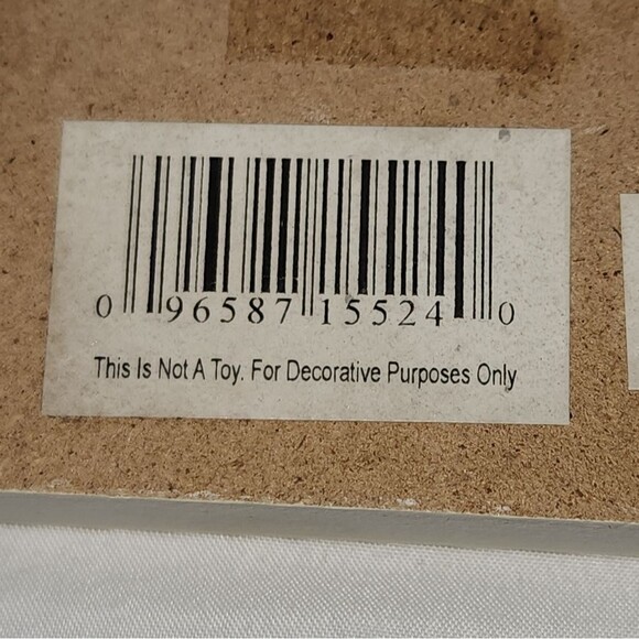 Young's Kitchen Themed Black & Beige Hang/Stand Plaque Trio 7"X2X"0.75" Each - Picture 8 of 8